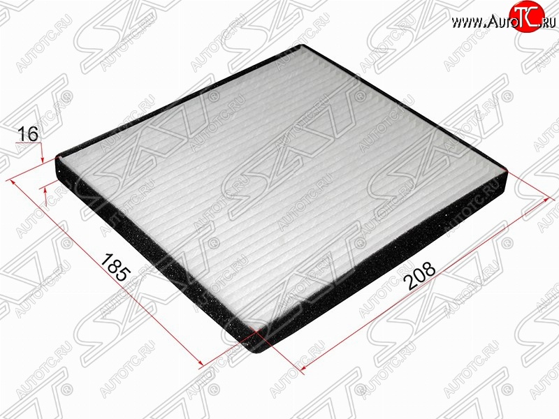 187 р. Фильтр салонный SAT (208х185х16 mm)  Chery Tiggo T11 (2005-2013) дорестайлинг  с доставкой в г. Кемерово