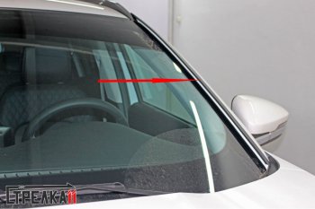 1 699 р. Водостоки лобового стекла Стрелка 11 EXEED TXL  дорестайлинг (2020-2021)  с доставкой в г. Кемерово. Увеличить фотографию 2