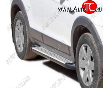 31 999 р. Порожки для ног Бумер (алюминий)  Chevrolet Trailblazer  GM800 (2012-2016) дорестайлинг  с доставкой в г. Кемерово