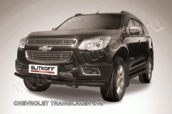 Защита переднего бампера d57 Slitkoff Chevrolet Trailblazer  GM800 (2012-2016) дорестайлинг