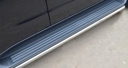 15 449 р. Защита порогов из круглой трубы диаметром 42 мм SLITKOFF Chevrolet Trailblazer GM800 дорестайлинг (2012-2016)  с доставкой в г. Кемерово. Увеличить фотографию 3