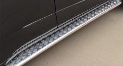 24 649 р. Широкая защита порогов SLITKOFF Chevrolet Trailblazer GM800 дорестайлинг (2012-2016)  с доставкой в г. Кемерово. Увеличить фотографию 2