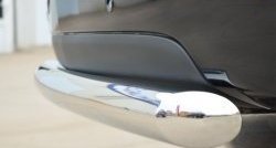 17 749 р. Защита заднего бампера (Ø63 мм, нержавейка) SLITKOFF  Chevrolet Trailblazer  GM800 (2012-2016) дорестайлинг  с доставкой в г. Кемерово. Увеличить фотографию 3
