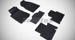 Износостойкие коврики в салон с рисунком Сетка SeiNtex Premium 4 шт. (резина) Chevrolet Trailblazer  GM800 (2012-2016) дорестайлинг