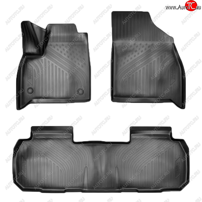 2 599 р. Коврики салона Norplast  Chevrolet Traverse (2017-2022) дорестайлинг (Цвет: черный)  с доставкой в г. Кемерово