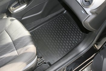 2 499 р. Коврики в салон (полиуретан) Element  Chevrolet Aveo T300 седан (2011-2015)  с доставкой в г. Кемерово. Увеличить фотографию 2
