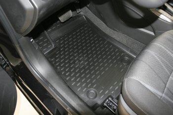 2 499 р. Коврики в салон (полиуретан) Element  Chevrolet Aveo T300 седан (2011-2015)  с доставкой в г. Кемерово. Увеличить фотографию 3