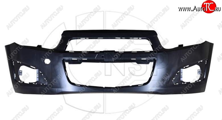 5 399 р. Бампер передний NSP Chevrolet Aveo T300 седан (2011-2015) (Неокрашенный)  с доставкой в г. Кемерово
