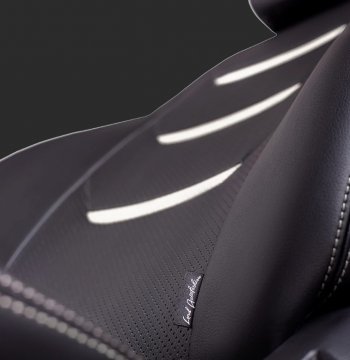 10 299 р. Чехлы для сидений Lord Autofashion Турин 2 (экокожа, спинка 60/40, 2 Г-образных подголовника)  Chevrolet Aveo  T300 (2011-2015) седан, хэтчбек (Черный/Черный/Белый/Белый)  с доставкой в г. Кемерово. Увеличить фотографию 2