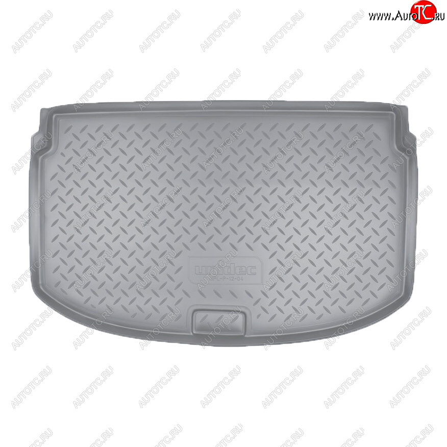 1 699 р. Коврик багажника Norplast Unidec  Chevrolet Aveo  T300 (2011-2015) хэтчбек (Цвет: серый)  с доставкой в г. Кемерово