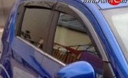 Комплект дефлекторов окон (ветровиков) 4 шт. (5 дв.) Russtal Chevrolet Aveo T300 хэтчбек (2011-2015)