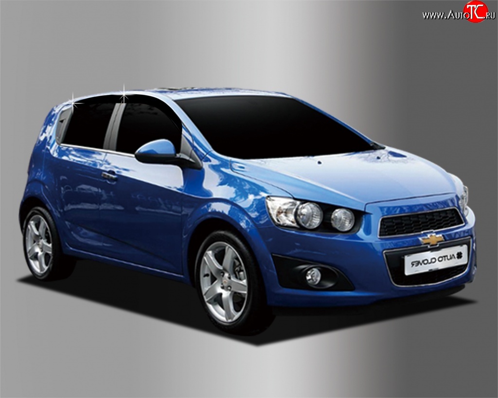 1 099 р. Дефлектора окон Avtoclover Chevrolet Aveo T300 хэтчбек (2011-2015)  с доставкой в г. Кемерово