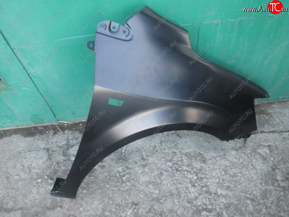 2 549 р. Крыло переднее SPARD (с отв. под повторитель, правое) Chevrolet Aveo T300 седан (2011-2015) (Неокрашенное)  с доставкой в г. Кемерово