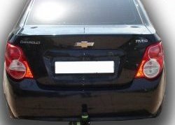 7 349 р. Фаркоп Leader  Chevrolet Aveo  T300 (2011-2015) седан (Без электропакета)  с доставкой в г. Кемерово. Увеличить фотографию 1