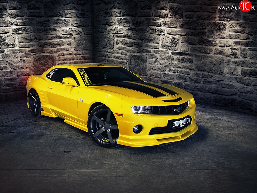 19 099 р. Накладка на передний бампер Sport  Chevrolet Camaro (2008-2014) дорестайлинг (Неокрашенная)  с доставкой в г. Кемерово
