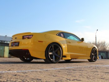 27 499 р. Пороги накладки MV Tuning. Chevrolet Camaro дорестайлинг (2008-2014) (Неокрашенные)  с доставкой в г. Кемерово. Увеличить фотографию 3