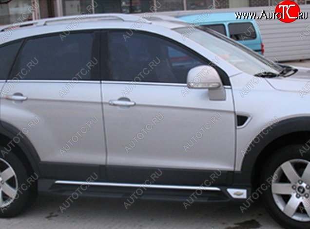 13 999 р. Пороги CT v2 Chevrolet Captiva  дорестайлинг (2006-2011)  с доставкой в г. Кемерово