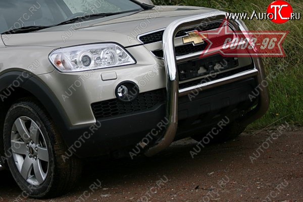 17 279 р. Защита переднего бампера Souz-96 (d76)  Chevrolet Captiva (2006-2011)  дорестайлинг  с доставкой в г. Кемерово