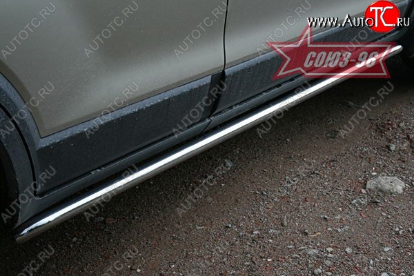 10 484 р. Защита порогов Souz-96 (d42) Chevrolet Captiva  дорестайлинг (2006-2011)  с доставкой в г. Кемерово