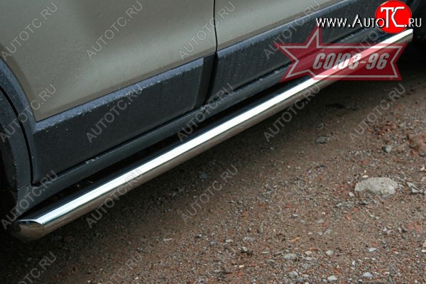 12 959 р. Защита порогов Souz-96 (d60) Chevrolet Captiva  дорестайлинг (2006-2011)  с доставкой в г. Кемерово