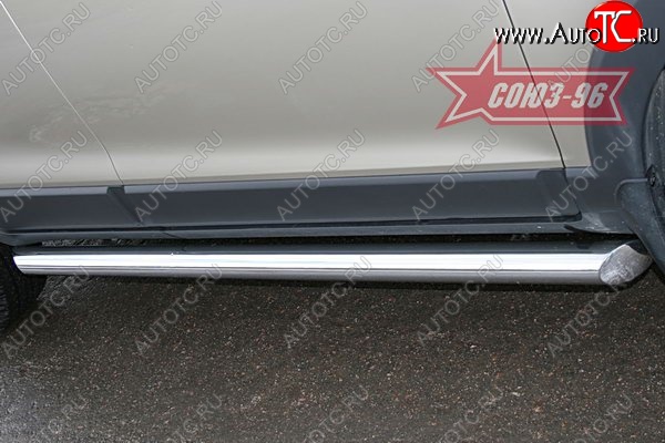 14 984 р. Защита порогов Souz-96 (d76)  Chevrolet Captiva (2006-2011)  дорестайлинг  с доставкой в г. Кемерово