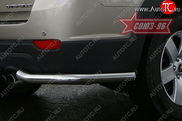 8 864 р. Защита заднего бампера Souz-96 (d60) Chevrolet Captiva  дорестайлинг (2006-2011)  с доставкой в г. Кемерово