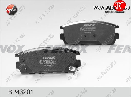 1 599 р. Колодка заднего дискового тормоза FENOX Chevrolet Captiva  дорестайлинг (2006-2011)  с доставкой в г. Кемерово
