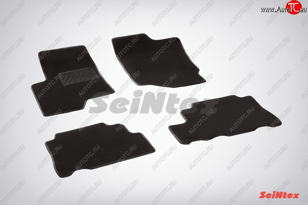2 999 р. Износостойкие коврики в салон SeiNtex Premium LUX 4 шт. (ворсовые)  Chevrolet Captiva (2006-2011)  дорестайлинг  с доставкой в г. Кемерово