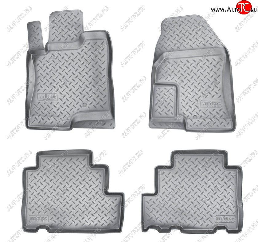 2 699 р. Комплект салонных ковриков Norplast Unidec Chevrolet Captiva  дорестайлинг (2006-2011) (Цвет: черный)  с доставкой в г. Кемерово