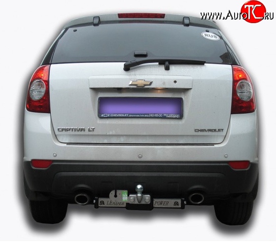 70 999 р. Фаркоп Лидер Плюс (c нерж. пластиной) Chevrolet Captiva 2-ой рестайлинг (2013-2016) (Без электропакета)  с доставкой в г. Кемерово