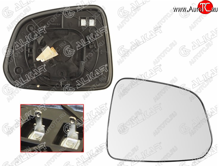 1 339 р. Правое полотно зеркала ALCAR (асферическое с обогревом) Chevrolet Captiva 1-ый рестайлинг (2011-2013)  с доставкой в г. Кемерово