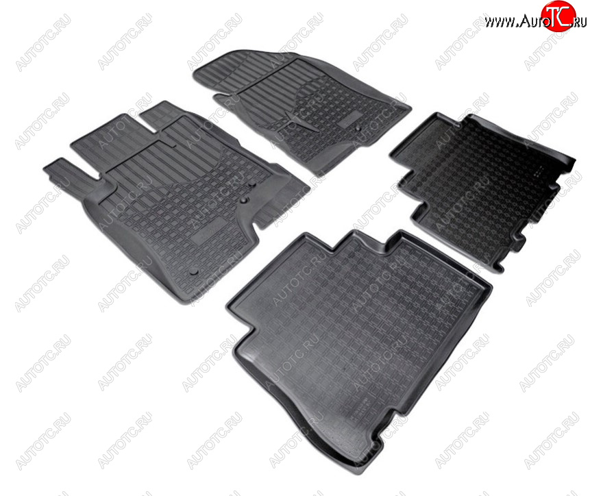 3 199 р. Комплект ковриков в салон Norplast Unidec Chevrolet Captiva 1-ый рестайлинг (2011-2013) (Цвет: черный)  с доставкой в г. Кемерово