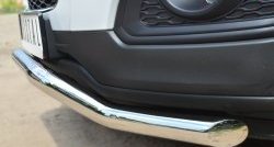 15 449 р. Защита переднего бампера (Ø63 мм волна, нержавейка) SLITKOFF  Chevrolet Captiva (2013-2016) 2-ой рестайлинг  с доставкой в г. Кемерово. Увеличить фотографию 3