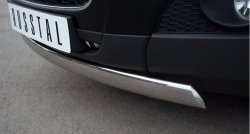 12 499 р. Защита переднего бампера (Ø75х42 мм, нержавейка) Russtal Chevrolet Captiva 1-ый рестайлинг (2011-2013)  с доставкой в г. Кемерово. Увеличить фотографию 3