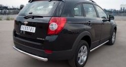 52 999 р. Защита порогов из круглой трубы диаметром 63 мм Russtal Chevrolet Captiva 1-ый рестайлинг (2011-2013) (Защита порогов с со скосами на торцах (вариант 1))  с доставкой в г. Кемерово. Увеличить фотографию 12