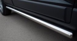 52 999 р. Защита порогов из круглой трубы диаметром 63 мм Russtal Chevrolet Captiva 1-ый рестайлинг (2011-2013) (Защита порогов с со скосами на торцах (вариант 1))  с доставкой в г. Кемерово. Увеличить фотографию 10