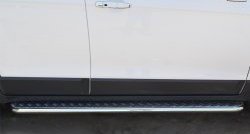 24 649 р. Широкая защита порогов (рестайлинг) SLITKOFF Chevrolet Captiva 2-ой рестайлинг (2013-2016)  с доставкой в г. Кемерово. Увеличить фотографию 2