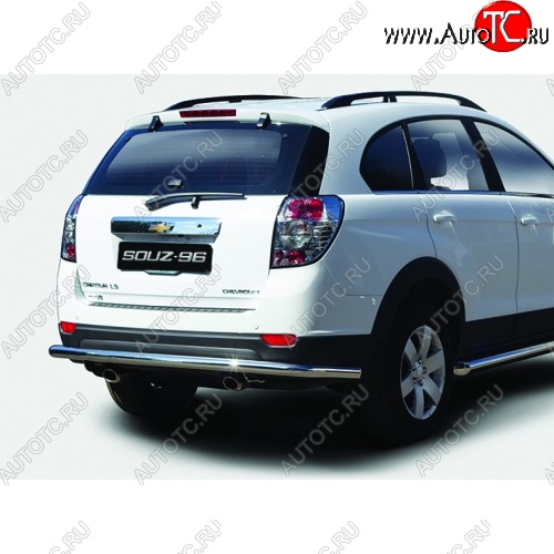 10 169 р. Защита заднего бампера d60 Souz_96 Chevrolet Captiva 1-ый рестайлинг (2011-2013)  с доставкой в г. Кемерово