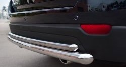17 649 р. Защита заднего бампера (Ø63 и 42 мм, нержавейка) SLITKOFF  Chevrolet Captiva (2011-2013) 1-ый рестайлинг  с доставкой в г. Кемерово. Увеличить фотографию 3