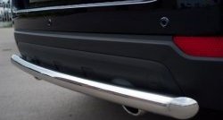 15 349 р. Одинарная защита заднего бампера из трубы диаметром 63 мм SLITKOFF  Chevrolet Captiva (2011-2013) 1-ый рестайлинг  с доставкой в г. Кемерово. Увеличить фотографию 3