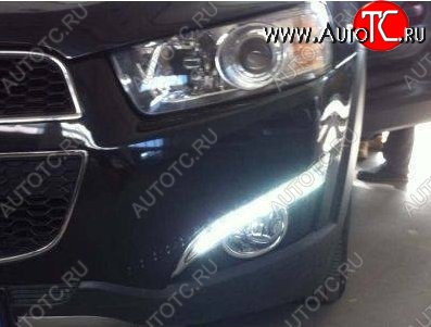 11 449 р. Дневные ходовые огни СТ Chevrolet Captiva 2-ой рестайлинг (2013-2016)  с доставкой в г. Кемерово