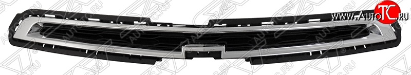 2 799 р. Решетка радиатора SAT (верхняя часть) Chevrolet Cobalt седан дорестайлинг (2011-2016) (Неокрашенная)  с доставкой в г. Кемерово