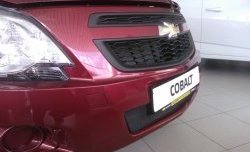 2 089 р. Нижняя сетка на бампер Russtal (черная) Chevrolet Cobalt седан дорестайлинг (2011-2016)  с доставкой в г. Кемерово. Увеличить фотографию 5