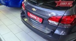 1 484 р. Накладка на задний бампер Souz-96  Chevrolet Cruze ( HR51S,HR81S,  J305) (2001-2012) хэтчбек (Япония), хэтчбек дорестайлинг  с доставкой в г. Кемерово. Увеличить фотографию 2