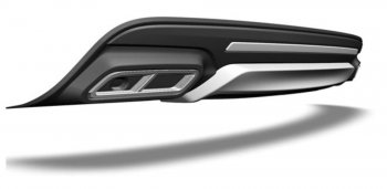 5 299 р. Накладка на задний бампер Extreem Chevrolet Cruze J300 седан рестайлинг (2012-2015) (Неокрашенная)  с доставкой в г. Кемерово. Увеличить фотографию 3