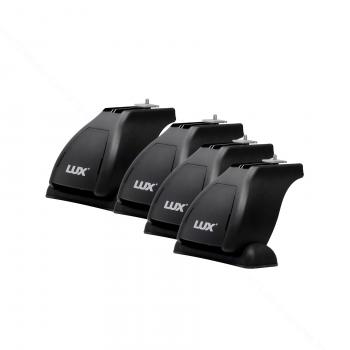 13 789 р. Багажник на крышу без рейлингов в сборе LUX1  Chevrolet Cruze  J305 (2012-2015) хэтчбек рестайлинг (поперечины аэро-трэвэл 120 см (цвет серебро))  с доставкой в г. Кемерово. Увеличить фотографию 2