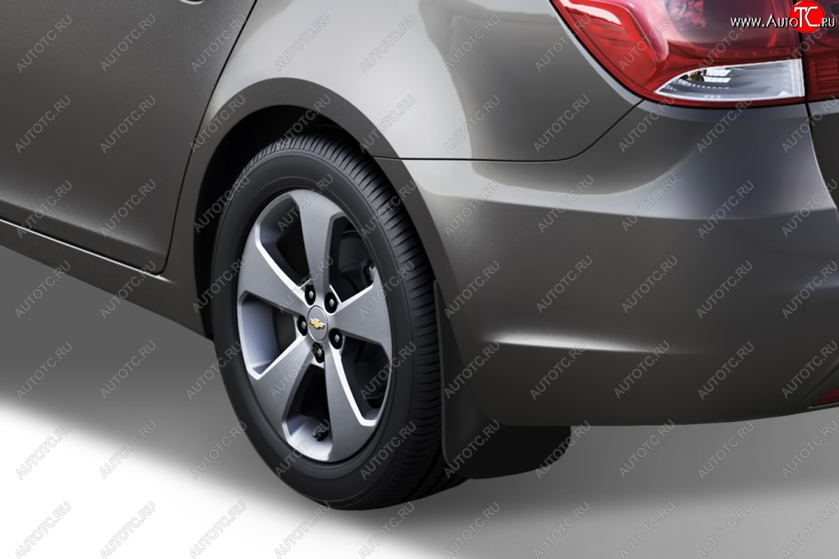4 799 р. Задние брызговики Frosch Chevrolet Cruze J308 универсал рестайлинг (2012-2015)  с доставкой в г. Кемерово