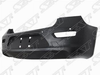 Бампер задний SAT (под сонары) Chevrolet Cruze  J305 (2009-2015) хэтчбек дорестайлинг, хэтчбек рестайлинг