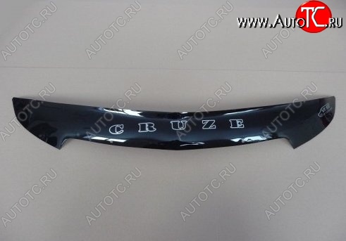 999 р. Дефлектор капота Russtal (короткий) Chevrolet Cruze J305 хэтчбек дорестайлинг (2009-2012)  с доставкой в г. Кемерово