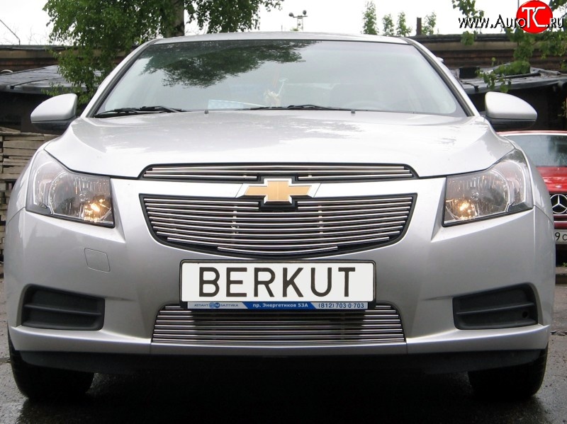 4 399 р. Декоративная вставка воздухозаборника Berkut Chevrolet Cruze J305 хэтчбек дорестайлинг (2009-2012)  с доставкой в г. Кемерово